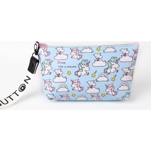 M492 Cosmetic Bag For Women Cartoon Cute Unicorn Carrying Waterproof Travel With Large Capacity Bag Wholesale