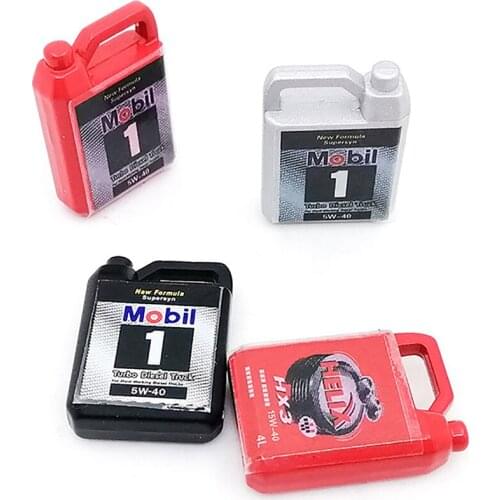 Simulation Metal Oil Drum Oil Tank Decorative Pendant Counterweight for 1/10 RC Climbing Car TRX-4 SCX10