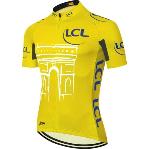 2021 Classic team de france camisa de ciclismo masculina summer quick dry breathable short sleeve bicycle shirt for men