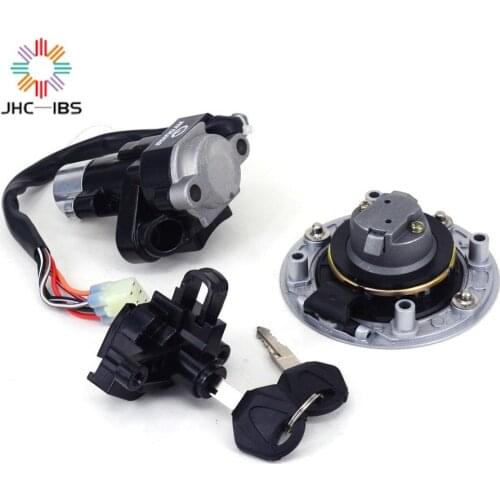 Motorcycle Ignition Switch Fuel Gas Cap Seat Lock Key Set For SUZUKI Bandit GSF600 1995-2004 GSF1200 1997-2005 GSF 600 1200