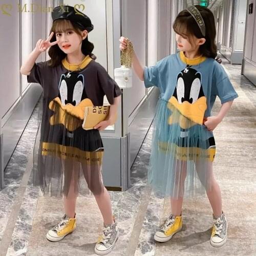 3 4 5 6 7 8 9 10 11 Y Girls Casual Dress New Summer Casual Straight Dress Children Cute Clothing Girls Childrens Clothing