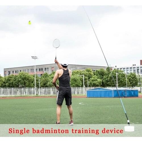 Badminton coach stretching professional badminton machine robot racket training sports self-study training accessories