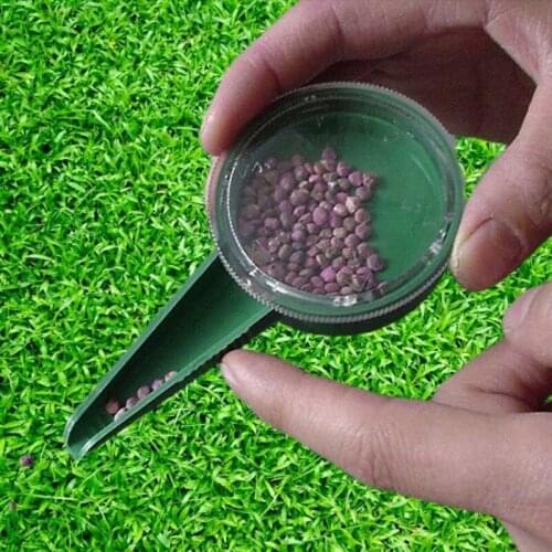 Plant Seed Sower 5 File Adjustable Planter Hand Held Flower Grass Plant Seeder Garden Multifunction Seeding Dispenser Tools Acce