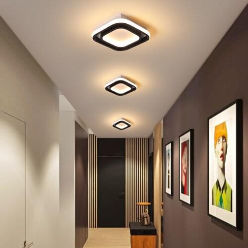 Modern Round LED Ceiling Lights Aisle Lighting Fixture For Bedroom Kitchen Living Room Corridor Entrance Attic Ceiling Lamp
