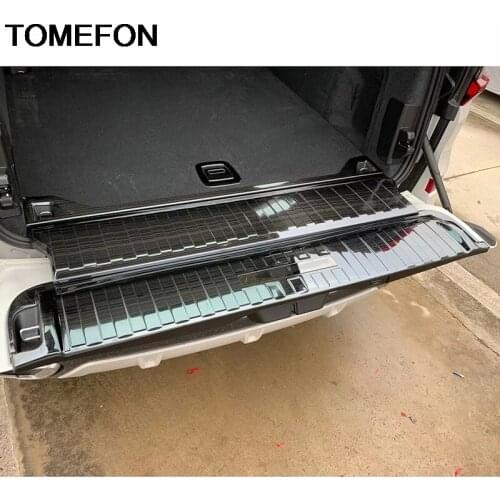 TOMEFON For BMW X5 G05 2019 2020 Tail Rear Door Trunk Inner Bumper Fender Protector Sill Cover Trim Accessories Stainless Steel