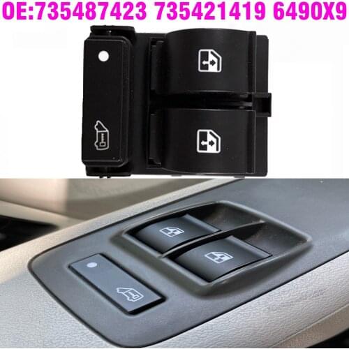 High Quality Master Power Window Switch For Fiat Ducato Doblo for Citroen Jumper II for Peugeot Boxer II 2006 2007 735421419
