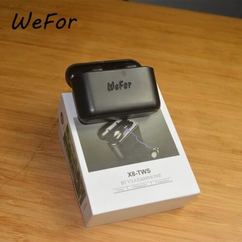 WeFor 2200mAh Power Bank X8 TWS Bluetooth True Wireless Earphones 5D Stereo Earbuds Mini TWS Waterproof Headfrees