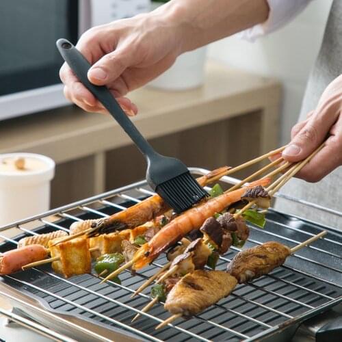 1PC Silicone Oil Brush Household Eco-Friendly Bread Oil Cream Cooking Basting Brushes Kitchen Barbecue Tools