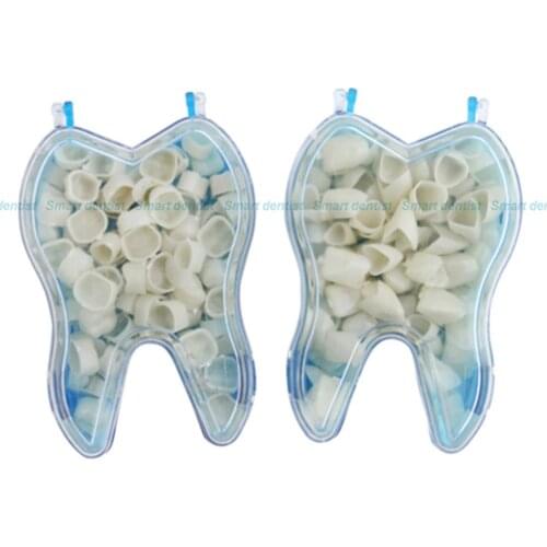 10box/set 500pcs New Dental Temporary Crowns for Posterior Molar Teeth Polycarbonate Cap Veneer Crown Acrylic Denture