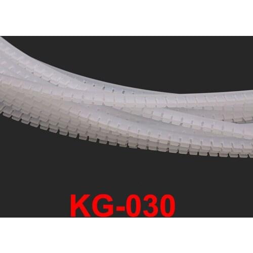 10M KG-030 Fit Panel 30mm Thickness Groove White Black PE Insulated Timing Line Sheath Sleeve Slot Movable Bushing