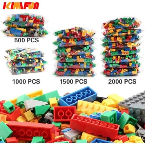 Basic City Building Blocks Sets 2000Pcs DIY Creative Bricks brick Creator Parts Educational Toys for Children compatible Block
