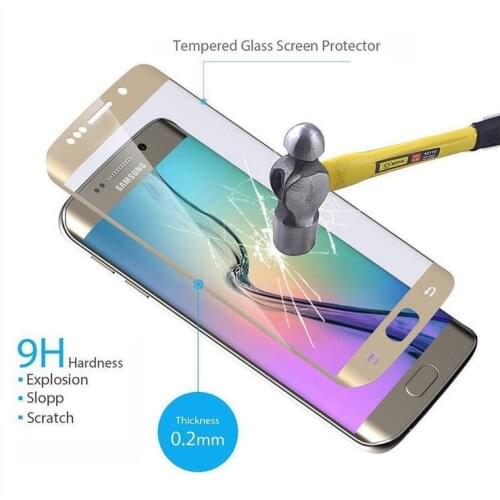 9H Premium 3D Full Coverage tempered Glass Screen Protector film For Samsung Galaxy S8 plus S7 Edge G935 /S6 Edge plus