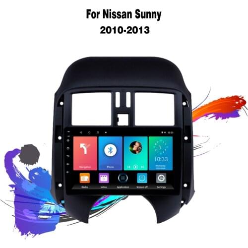 Eastereggs 2 DIN Car Multimedia Auto Radio GPS Android 8.1 For Nissan Old Sunny 2011-2013 with Bluetooth WIFI USB