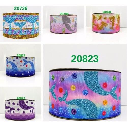 Free shipping 50 yard cartoon printed grosgrain ribbon 20736