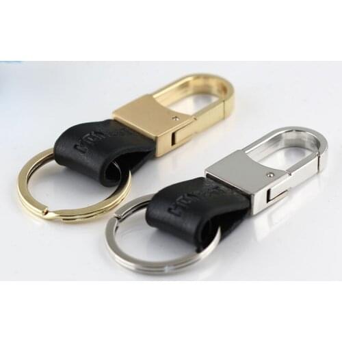 Genuine leather carabiner keychain key ring waist hanging key chain key holder high quality sleutelhanger llaveros hombre