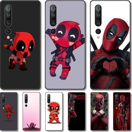 Cute hero Phone Case For Xiaomi MI 11 10 9 5g Lite Ultra Pro Note S Black Shell Cover