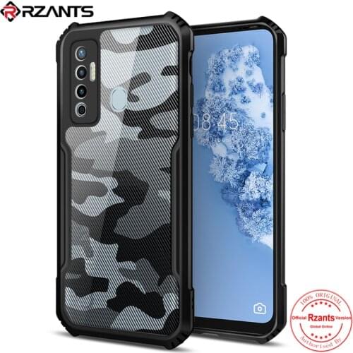 Rzants For Tecno Camon 17 Case Hard Camouflage Protection Slim Thin Small Hole Military Design Cover Phone Shell
