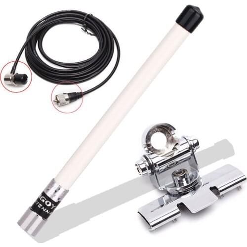 Nagoya NL-350 Dual Band 144/430MHz 100W High Gain Mini Fiberglass Antenna NL 350 for QYT TYT Baojie Mobile Station Car Radio