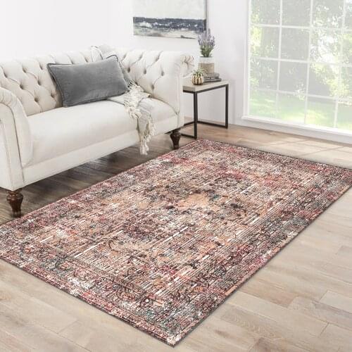Grey cream color colorful flower old ethnic patterned carpet modern carpet living room carpet free shipping soft