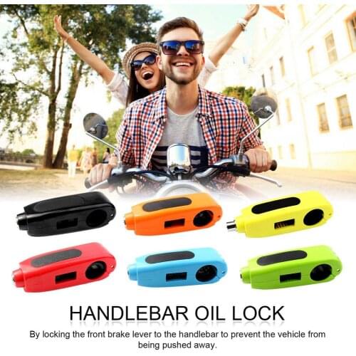General Brake Lock Motorbike Caps-Lock Motorcycle Grip Lock Security Safety Locks Handlebar Handset Brake Lever Disc Locking Fit