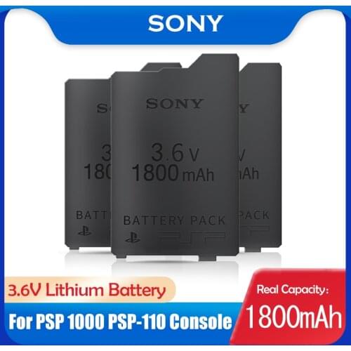 Original Sony 1800mAh 3.6V Lithium Rechargeable Battery Pack For PSP-110 PSP-1001 PSP-1000 PSP1000 PlayStation Portable Console