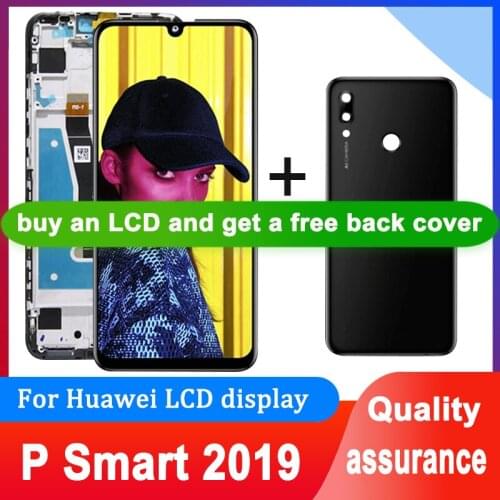 Original Tested 6.21'' 10-Touch Display Replacement For Huawei P Smart 2019 LCD Touch Screen Digitizer Assembly POT-LX1 L21 LX3