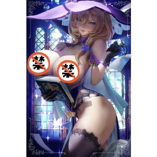 Print silk or canvas video games genshin impact sexy girl art poster 16x24 24x36 inch custom living room bedroom hanging picture