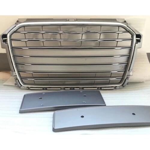 Grey Car Front Bumper Grille Grill for Audi A1/S1 Grill 2015 2016 2017 2018 car accessories
