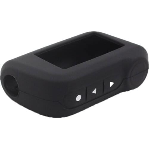 Silicone Auto Key Case for Starline A93 A63 Russian Version Two Way Car Alarm LCD Remote Controller Keychain Fob Cover