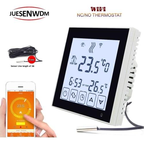 Android, Apple System by smart phone Mobile sensor wifi controlled thermostat for Radiant Floor Heating 3A