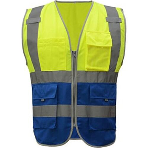 High Visibility Reflective Waistcoat Safety Vests For Motorcycle/Construction Worker /Traffic/Night Runne