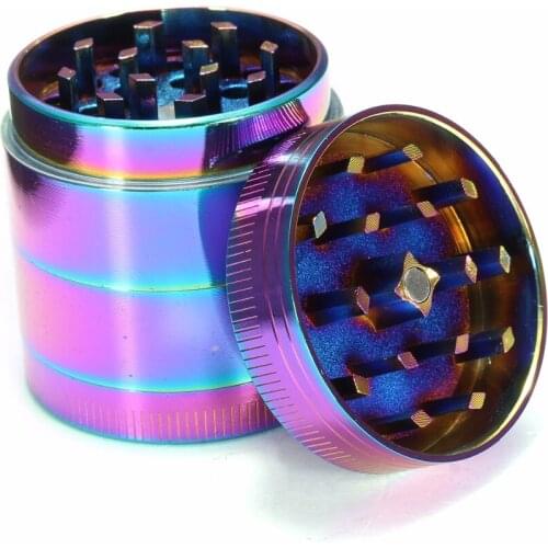 SWSMOK 4 Layers 40mm Herb Tobacco Spice Weeds Grass Grinder Smoke Crusher Hand Crank Muller Mill Pollinator Smoking Accessories