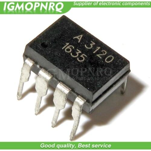 10pcs/lot DIP optocoupler A3120 HCPL3120 HCPL-3120 DIP8 new original