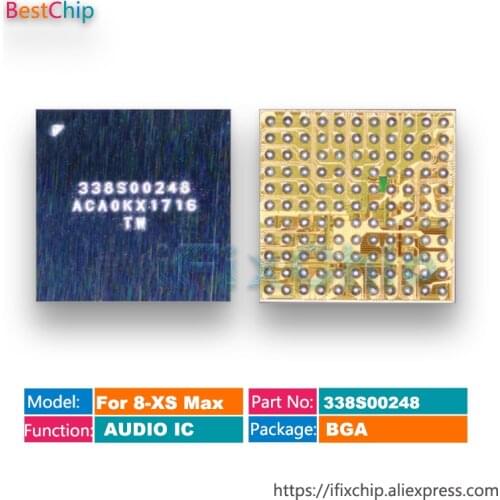 10pcs/lot U4700 338S00248 For iphone XS/XS MAX/XR/X/8/8 PLUS Big AUDIO CODEC IC Chip CS42L75