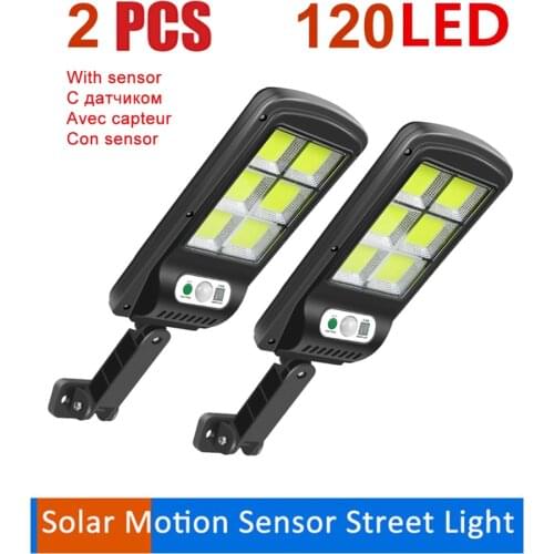 2pcs tabular oblong powerful 6 Head Solar Pendant Light Outdoor Indoor Solar Lamp For Camping Garden Yard motion sensor waterpro