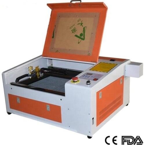 3040 50w wedding card laser engraving machine , mini cnc cutter 300*400mm