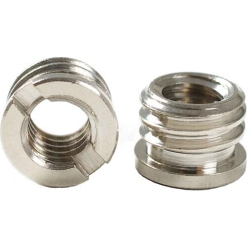 5Pcs 1/4 Inch To 3/8 Inch Convert Screw Standard Adapter Reducer Bushing Converter For DSLR Camera Camcorder Tripod Monopod