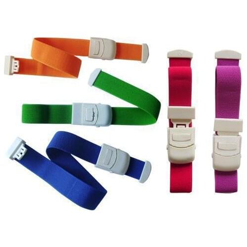 50PCS Wholesale first-aid tourniquet, multi-color optional, card button a tourniquet,Pulse pressure tourniquet