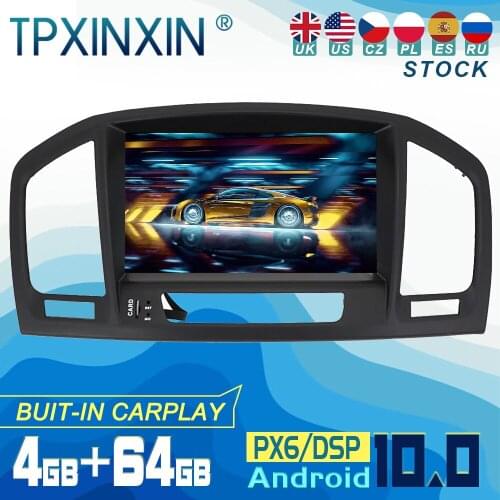 For Opel Insignia 2008-2013 Android 10 Carplay Radio Player Car GPS Navigation Head Unit Car Stereo WIFI DSP BT