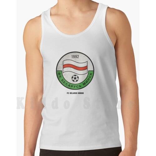 Belarus Minsk Tank Tops Vest 100% Cotton Minsk Belarus Football Belarus