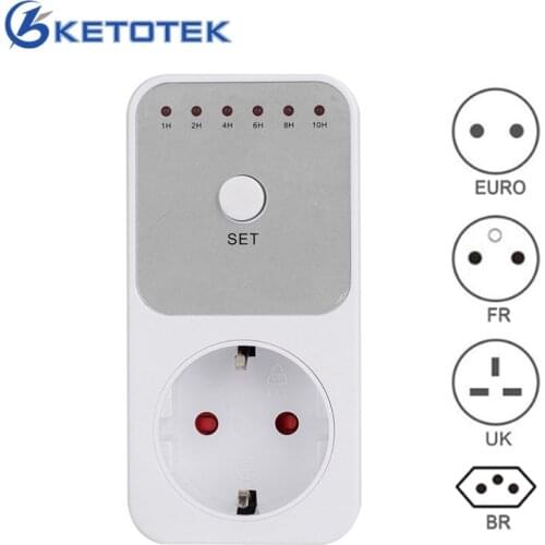 Electronic Timer Swtich AC 220V Countdown Timer Switch Controller 6 Groups Timing Control Tools