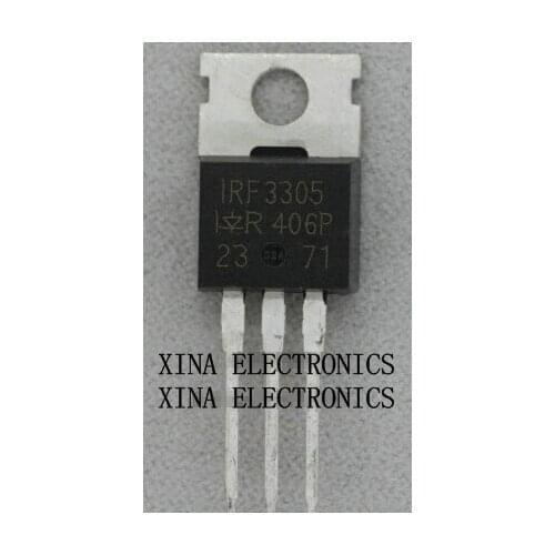 IRF3305PBF IRF3305 55V 75A TO-220 ROHS ORIGINAL 10PCS/lot Free Shipping Electronics composition kit
