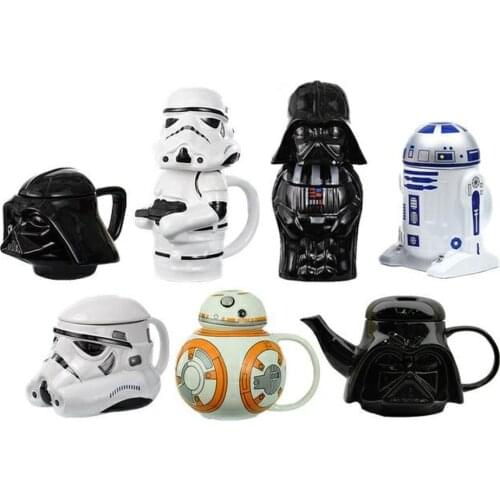 Disney animation around Ceramic Mug lovely bb-8 robot mug with cover ceramic cup suitable for free or self use