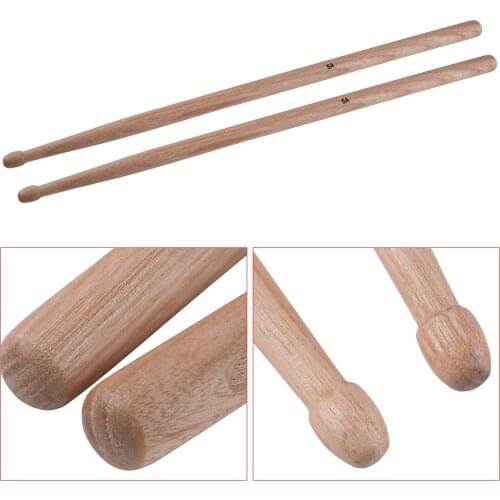 LETAOSK 2Pcs Drumsticks Personalized Maple 5A Drum Sticks Wooden Tip Fit for All Band Musical Instrument Tools
