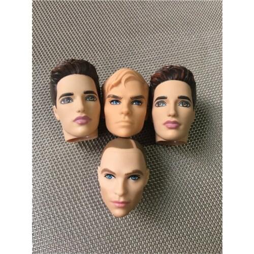 New Asia Face Rare Limited Collection Ken Prince Doll Toy Head Korean Idol Black Princess Doll Head Boy DIY Gift