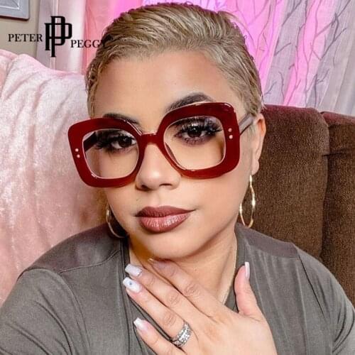 Vintage Square Women Glasses Prescription Frames Eyeglasses Fashion Clear Eyeglasses Optical Myopia Frames Glasses For Men Lens