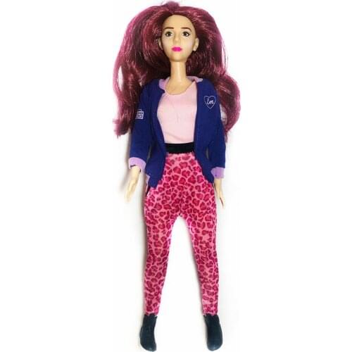 28cm Original doll Girl Red hair Cool girl Doll Women With Clothes 5 joints Doll Beautiful Girl Christmas Gift