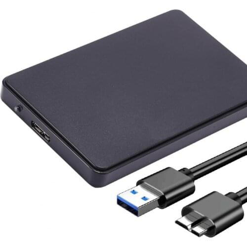 Portable 2.5inch USB 3.0 5Gbps SSD Case Hard Disk Drive Enclosure for Laptop/PC