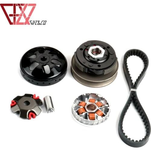 Scooter GY6 139QMB High Quality Clutch Kit &Variator & 669 Belt for Peugeot Kisbee V-Clic 50cc QMA 10 Inch 4-Stroke