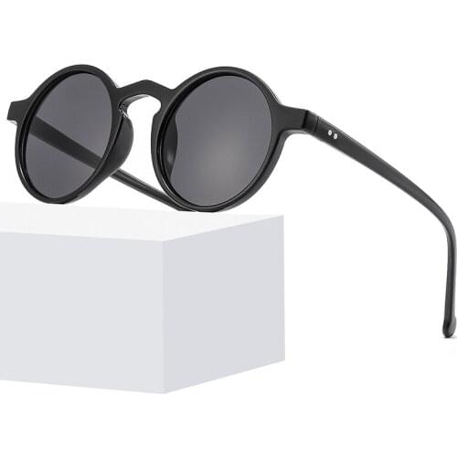 Classic Fashion Vintage Round Sunglasses Men Women Brand Luxury Designer Small Sun Glasses Travel Driving Fishing Shades UV400